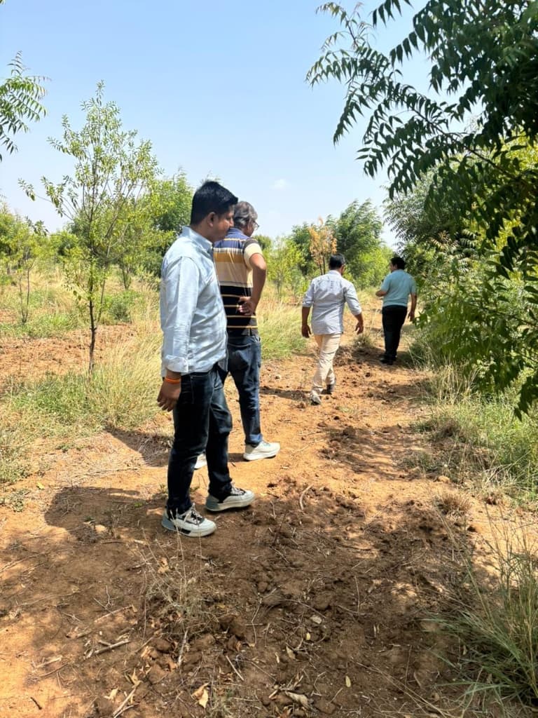 Site walkthrough and biological asset verification with landowners.